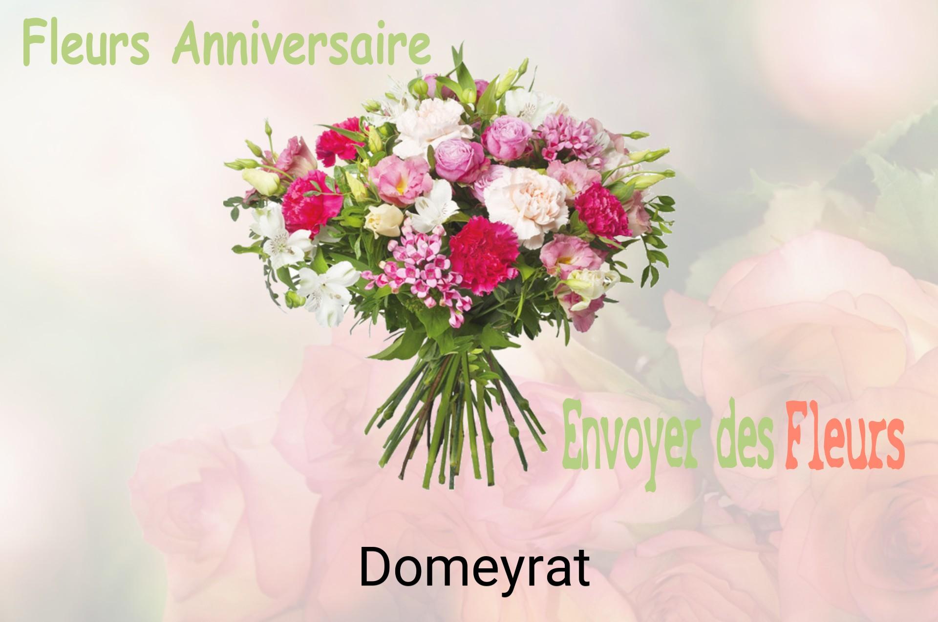 Bouquet de fleurs d’anniversaire livré à Domeyrat